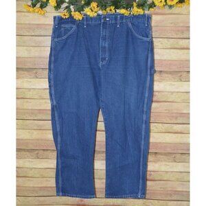 Dickies Men's 44 x 30 Denim Cargo Blue Jeans Size 44 X 30 Straight Leg Workwear